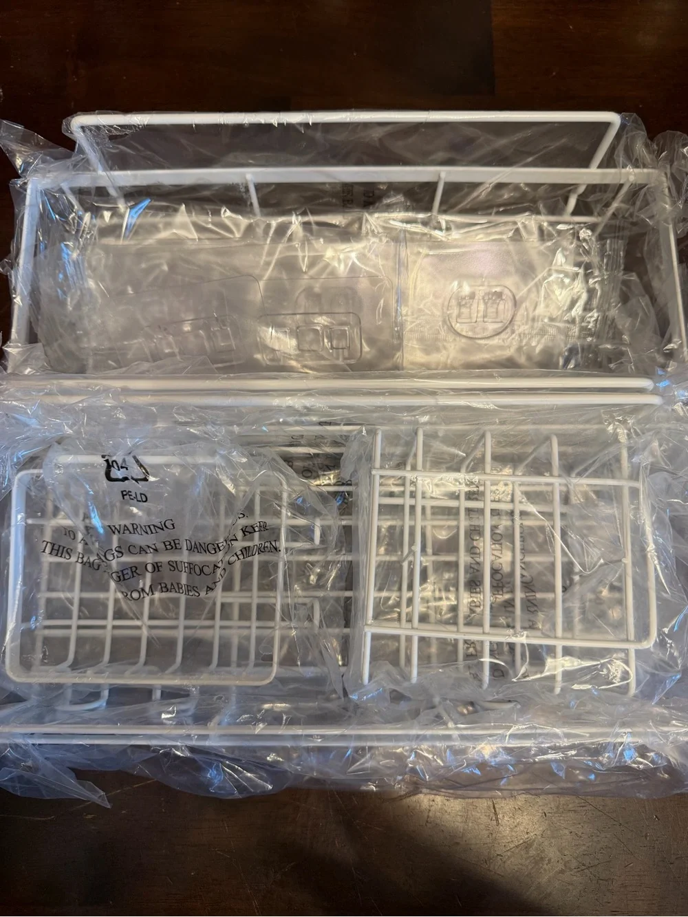 White Wire Shelf Organizer - Home Storage & Organization